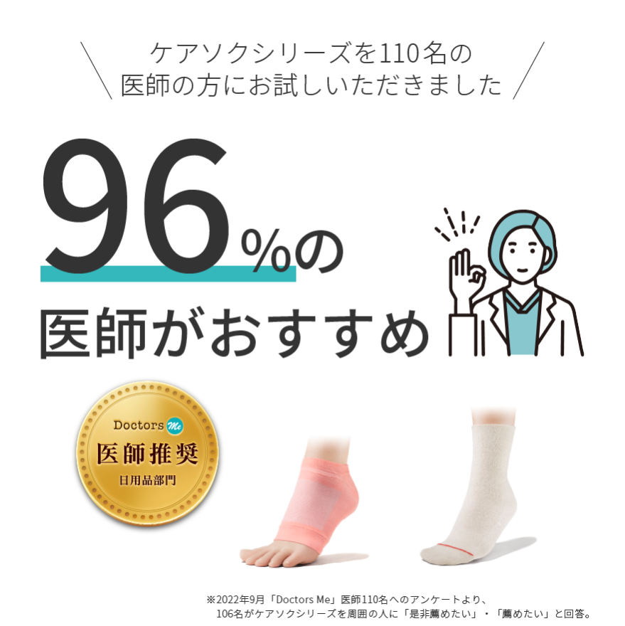 かかとを保湿し、あたためる靴下 ケアソク うるおすリラックス – KYOKOTSU STORE